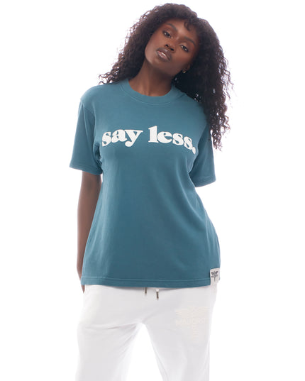 Say Less Summer Blue Heavyweight T-shirt