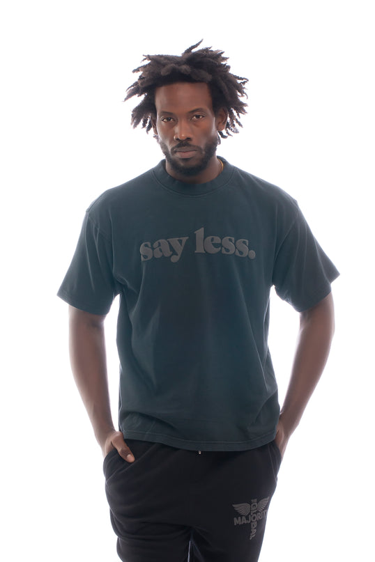 Say Less Black Heavyweight T-shirt