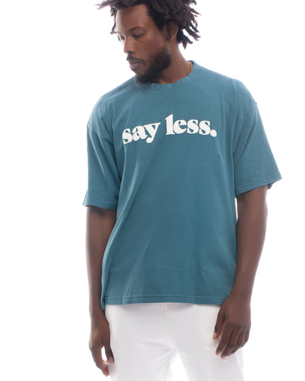 Say Less Summer Blue Heavyweight T-shirt