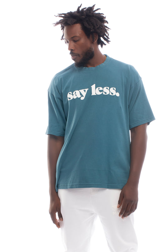 Say Less Summer Blue Heavyweight T-shirt