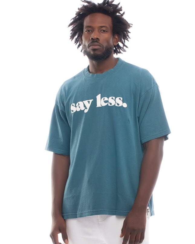 Say Less Summer Blue Heavyweight T-shirt