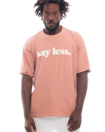 Say Less Summer Pink Heavyweight T-shirt