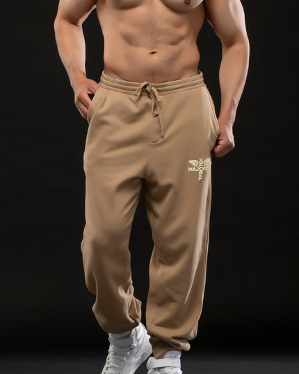 STAY READY x TGM LOGO PIGMENT WASH JOGGERS SAND