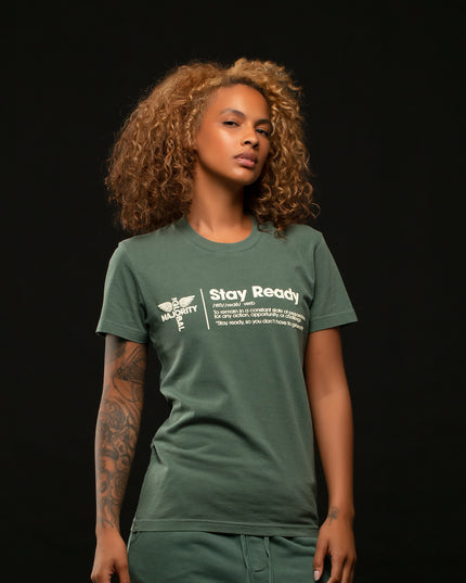 STAY READY PIGMENT WASH T-SHIRT GREEN