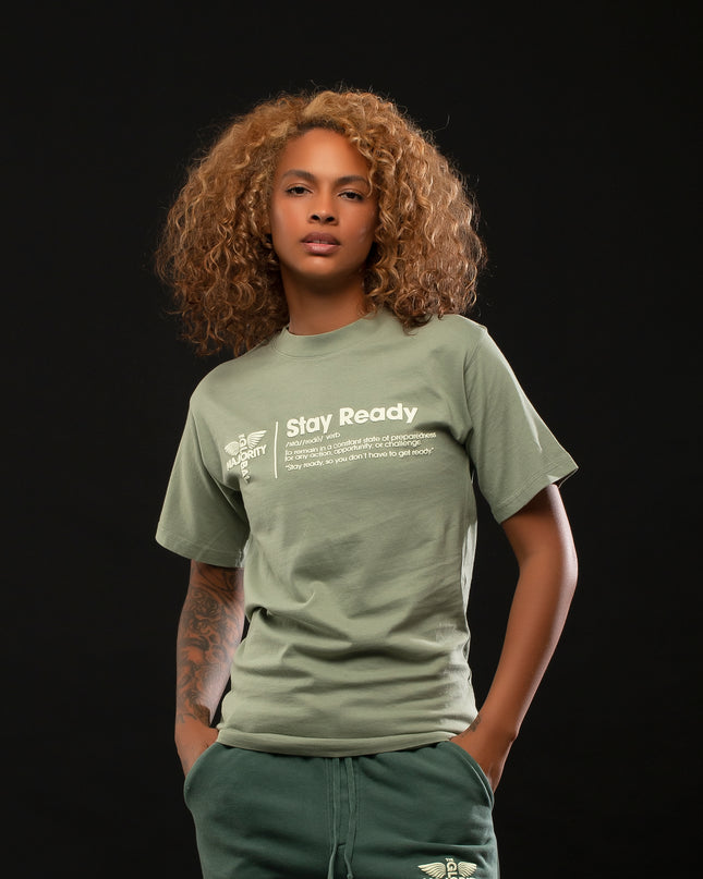 STAY READY PIGMENT WASH T-SHIRT SAGE