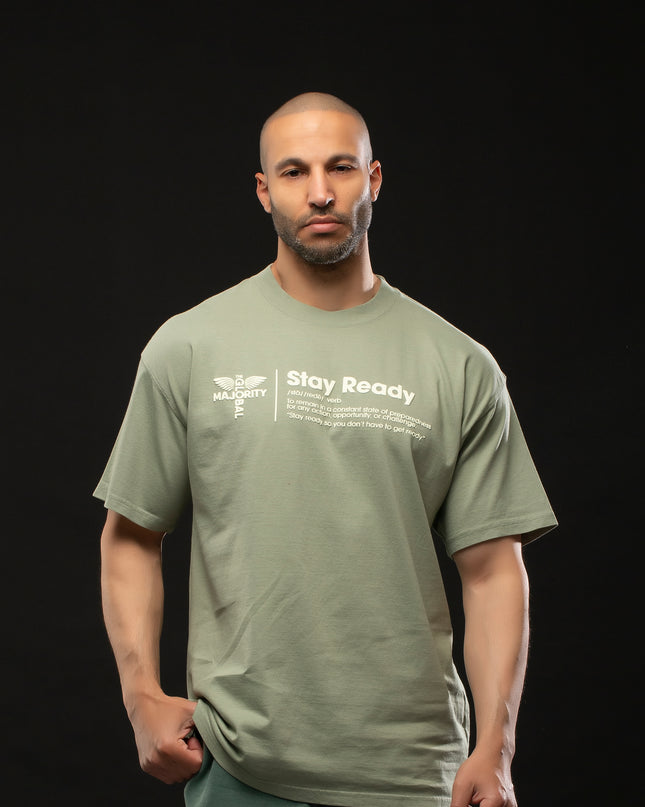 STAY READY PIGMENT WASH T-SHIRT SAGE