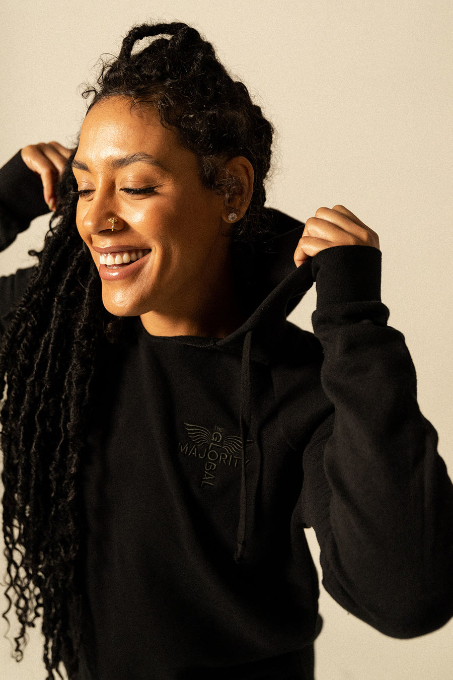 Women’s Summer Wash Logo-Embroidered Hoodie