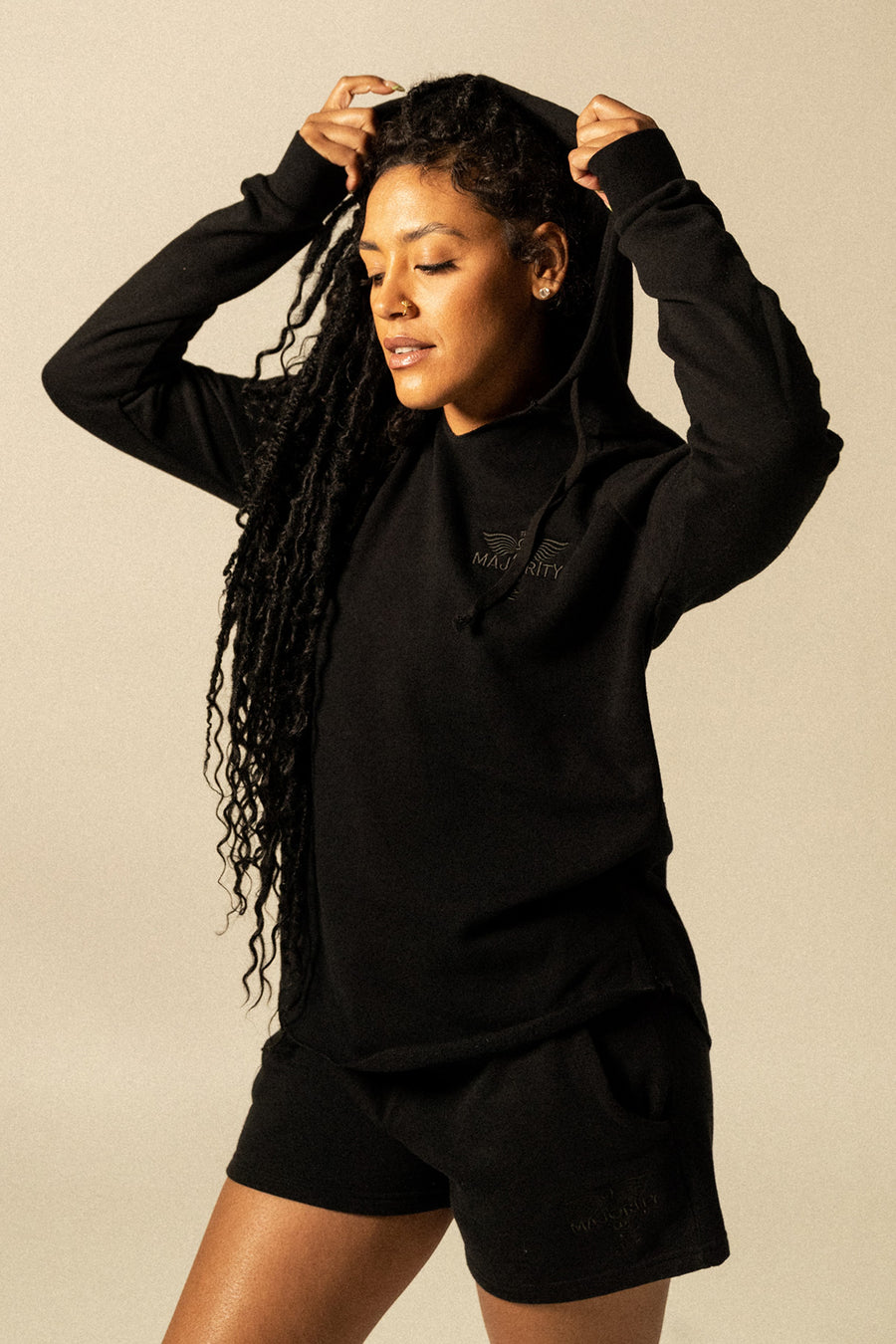 Women’s Summer Wash Logo-Embroidered Hoodie