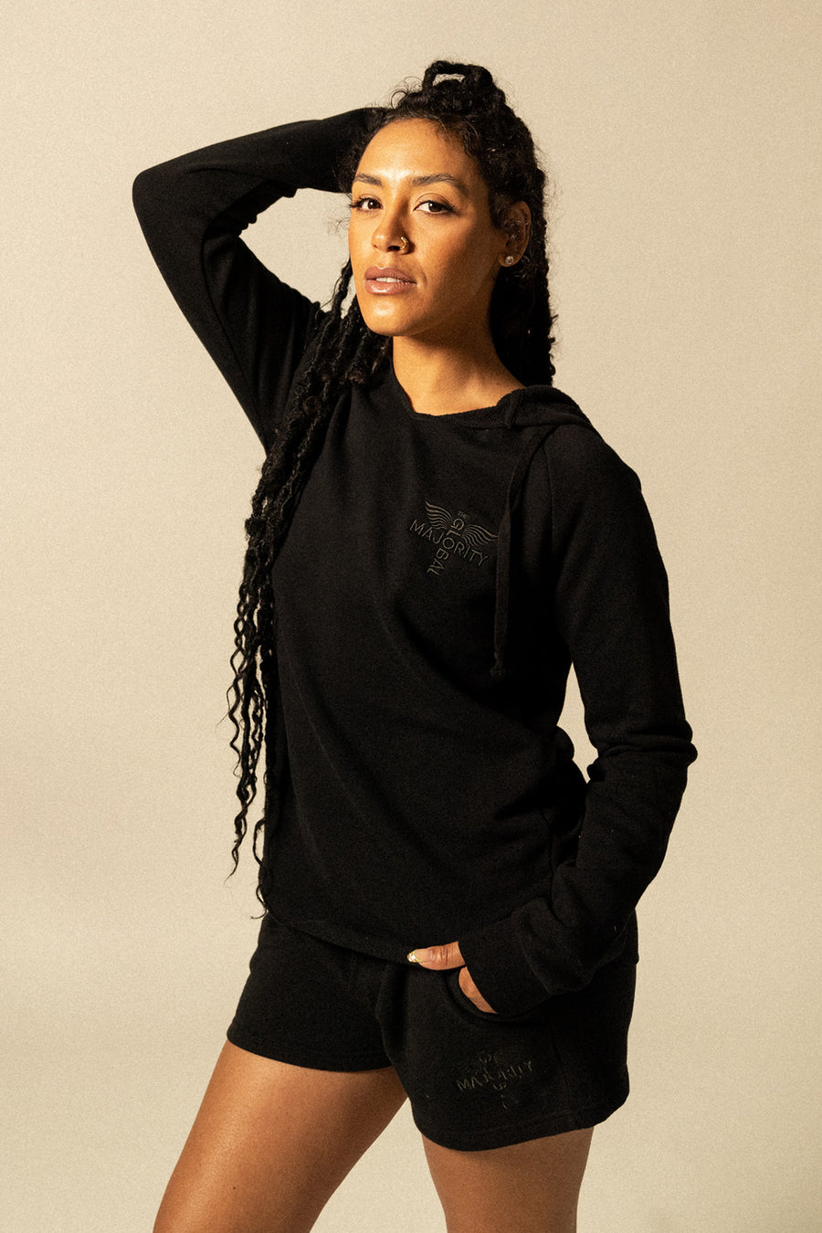 Women’s Summer Wash Logo-Embroidered Hoodie