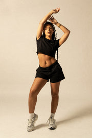 Women’s Summer Wash Logo-Embroidered Shorts