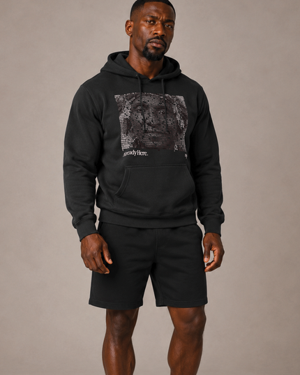 Already Here 2026 Black Cotton Hoodie