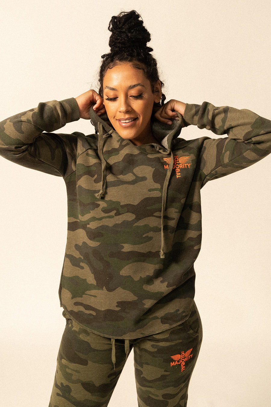 Women’s Summer Wash Logo-Embroidered Hoodie