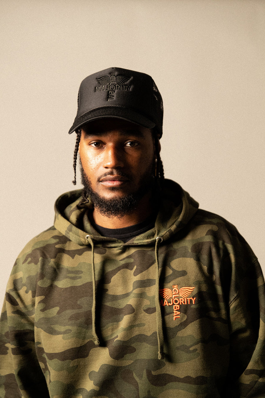 Tonal Logo-Embroidered Hoodie