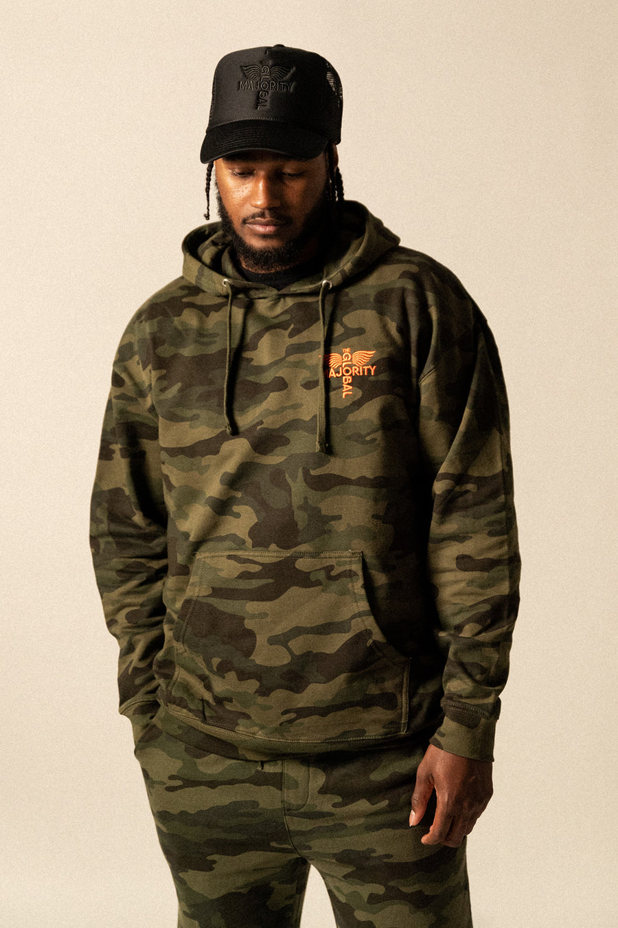 Tonal Logo-Embroidered Hoodie