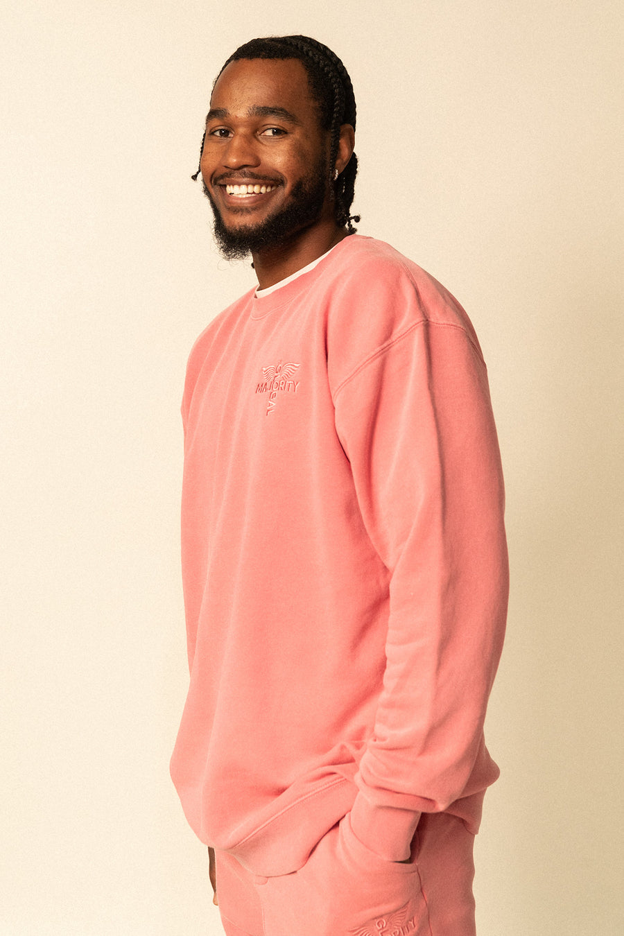 Summer Wash Logo-Embroidered Crewneck