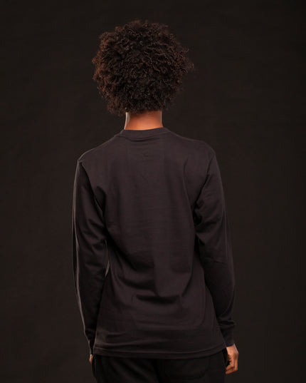 PREMIUM MARCUS GARVEY LS T-SHIRT BLACK