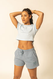 Women’s Logo-Embroidered Cropped Tee