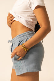 Women’s Summer Wash Logo-Embroidered Shorts