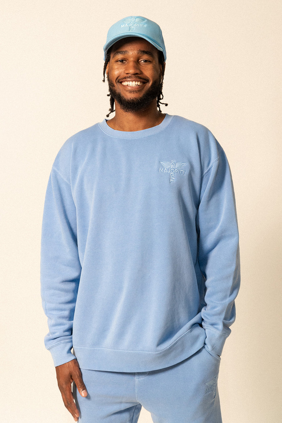 Summer Wash Logo-Embroidered Crewneck