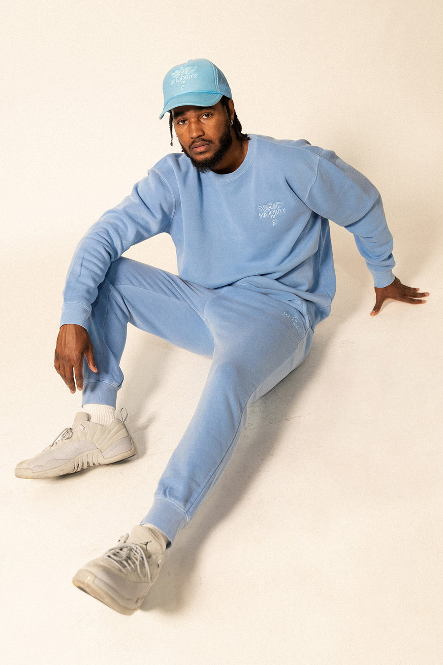 Summer Wash Logo-Embroidered Crewneck