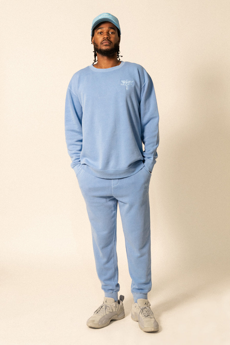 Summer Wash Logo-Embroidered Crewneck