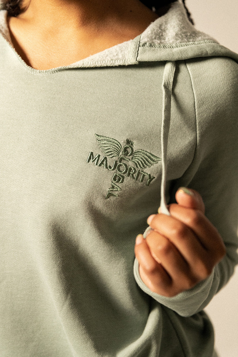 Women’s Summer Wash Logo-Embroidered Hoodie