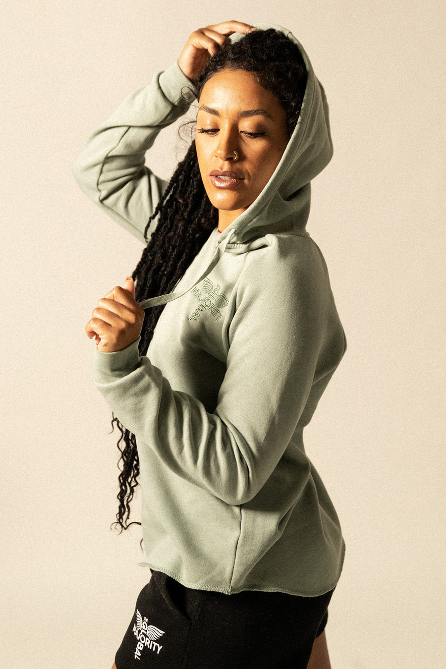 Women’s Summer Wash Logo-Embroidered Hoodie