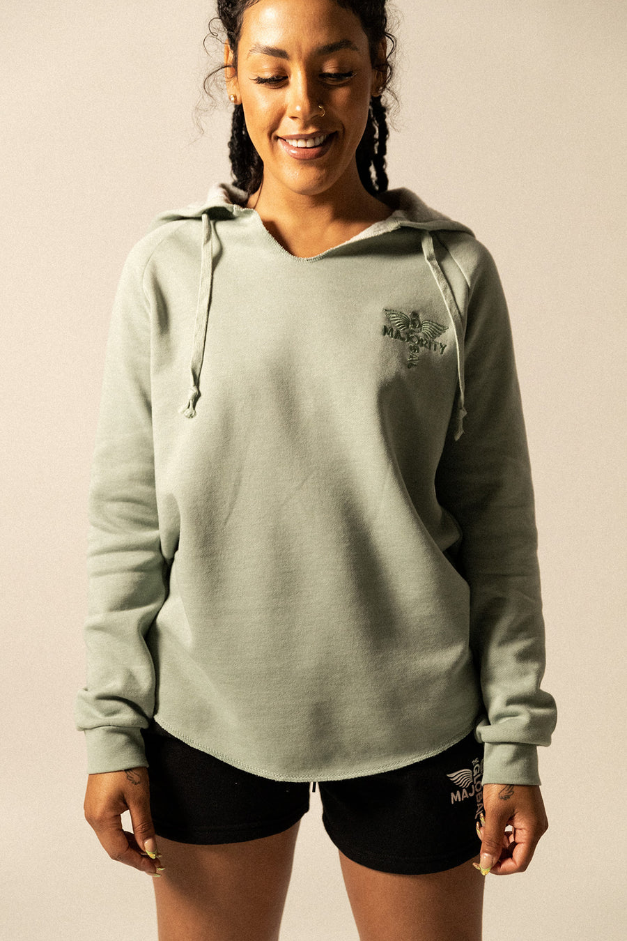 Women’s Summer Wash Logo-Embroidered Hoodie