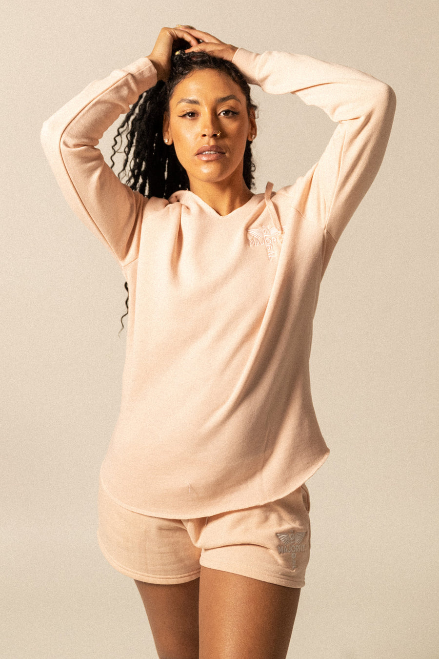 Women’s Summer Wash Logo-Embroidered Hoodie