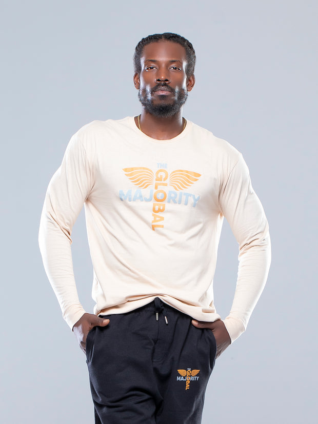 TGM Logo Sand Long Sleeve Tee
