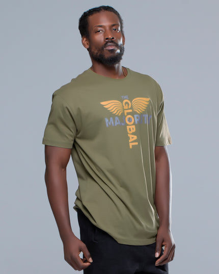 TGM Logo Army Green Premium SS Tee