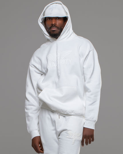 TGM Logo White Hoodie