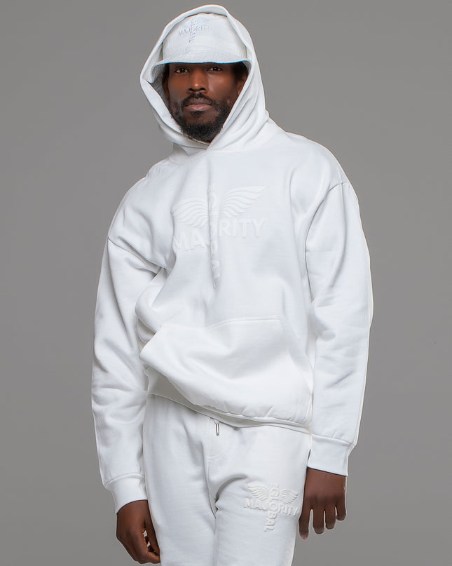 TGM Logo White Hoodie