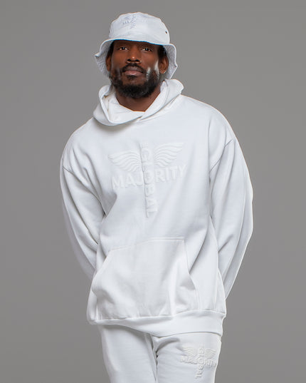 TGM Logo White Hoodie