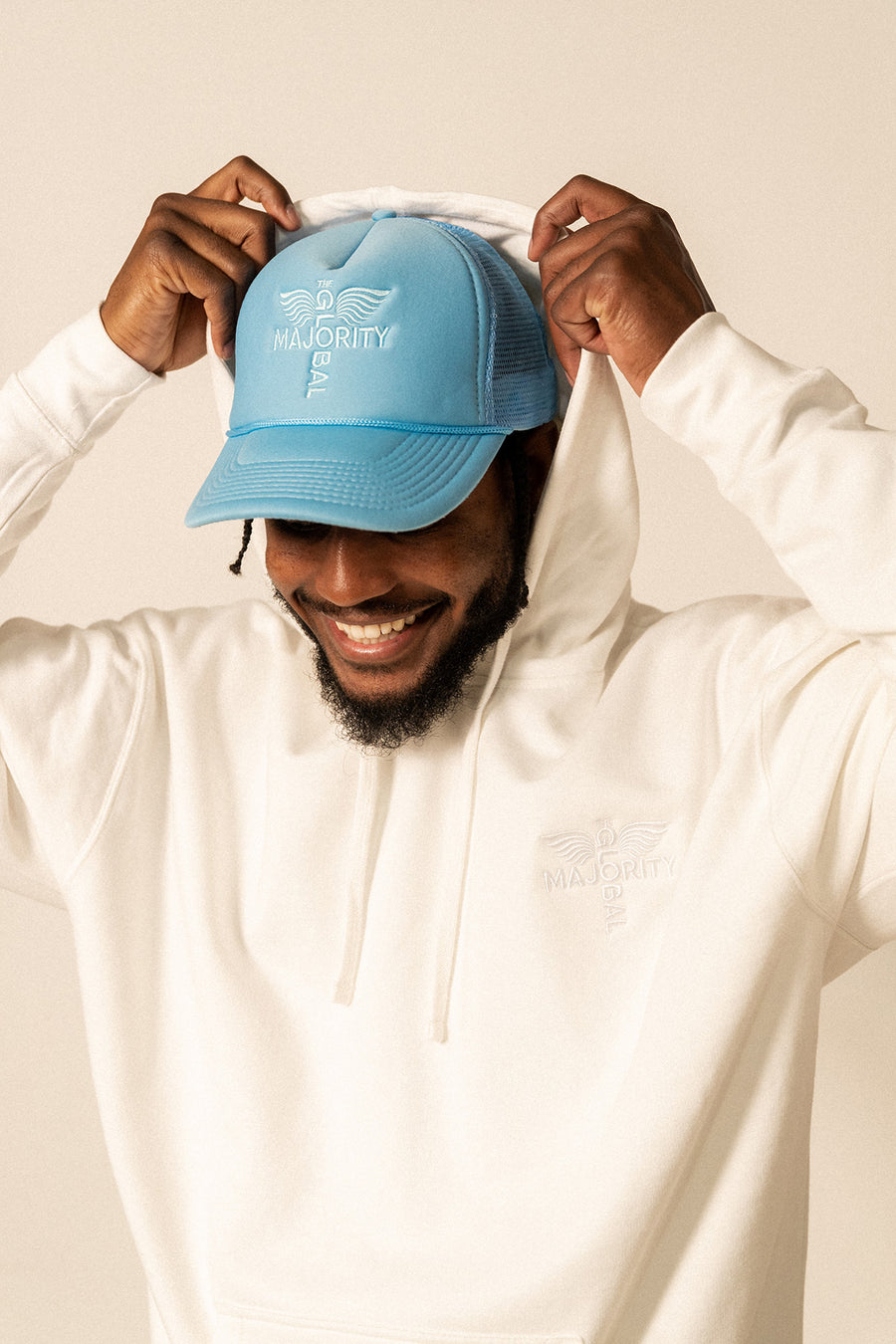 Tonal Logo-Embroidered Hoodie