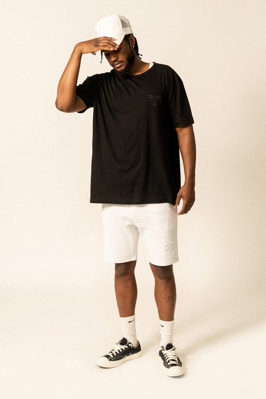 Tonal Logo-Embroidered Shorts