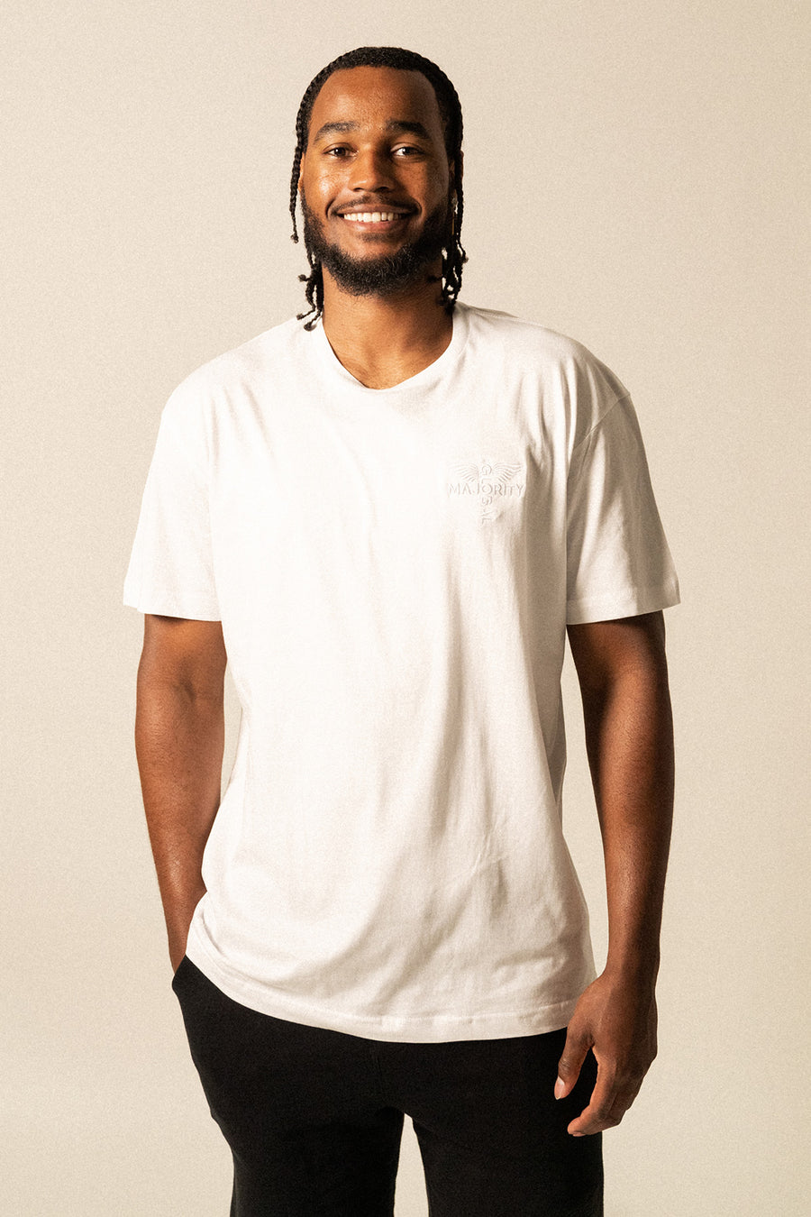 Tonal Logo-Embroidered Tees