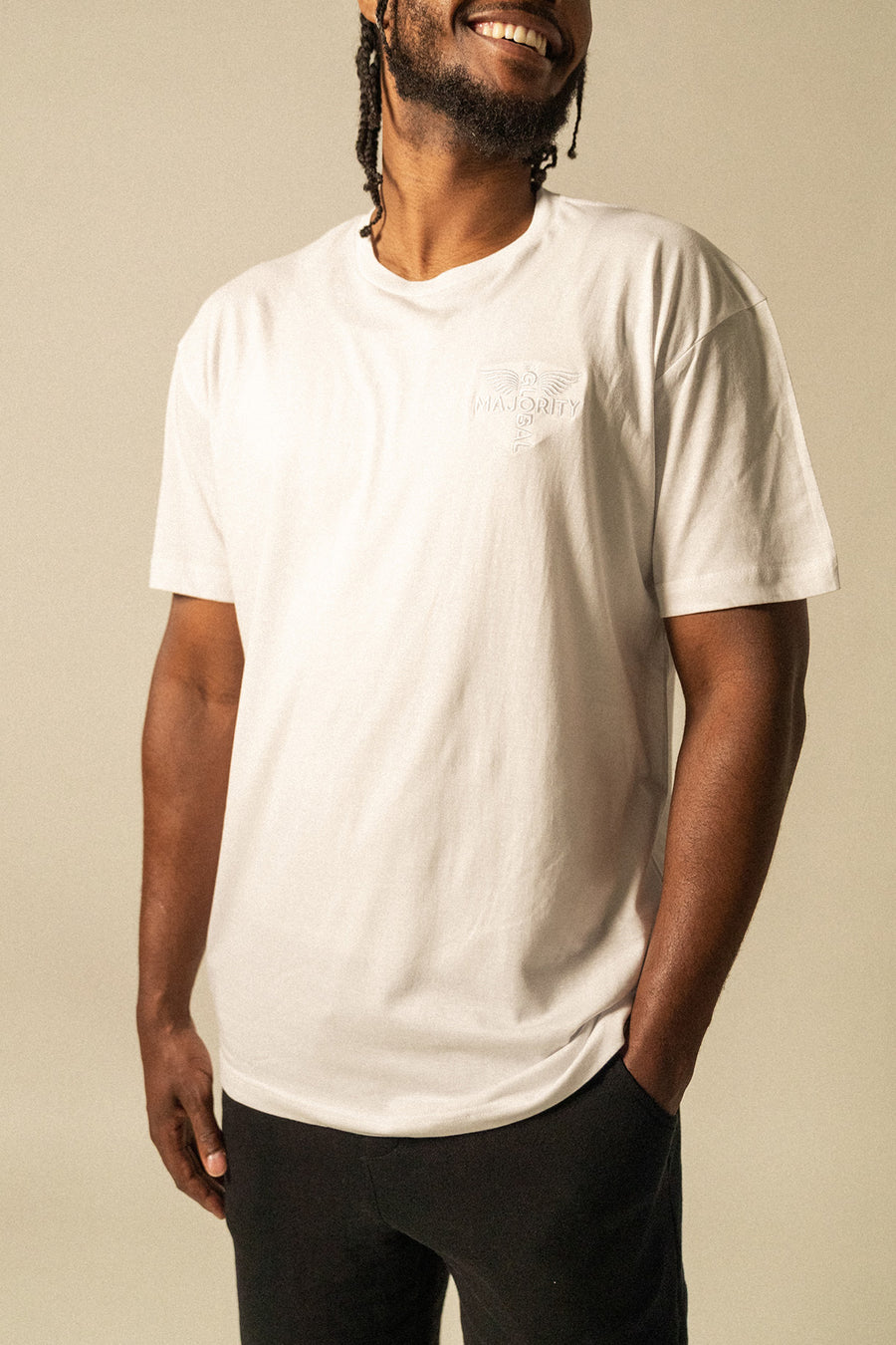 Tonal Logo-Embroidered Tees