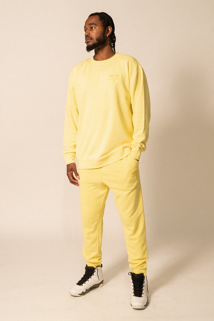 Summer Wash Logo-Embroidered Crewneck
