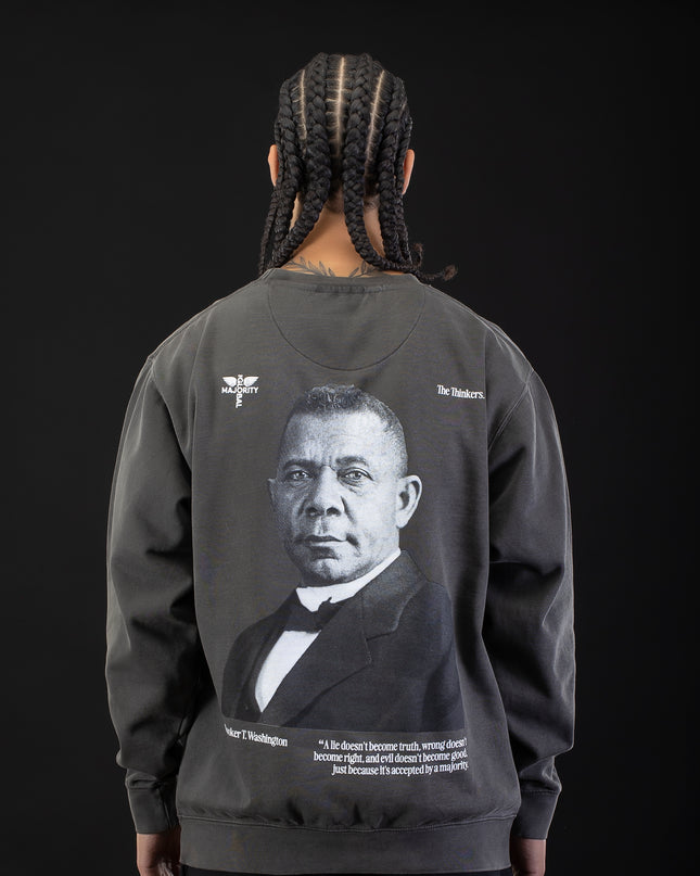 Booker T. Washington Premium Vintage Black Sweatshirt