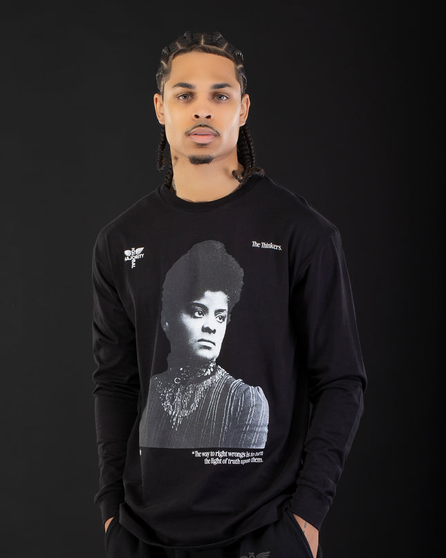 Ida B. Wells Premium Black Long Sleeve Tee