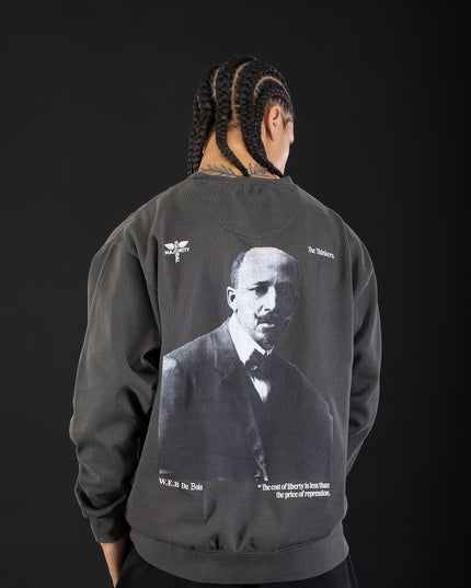 W.E.B. DuBois Premium Vintage Black Sweatshirt