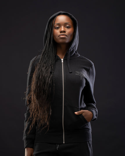 Ida B. Wells Premium Black Zip Hoodie