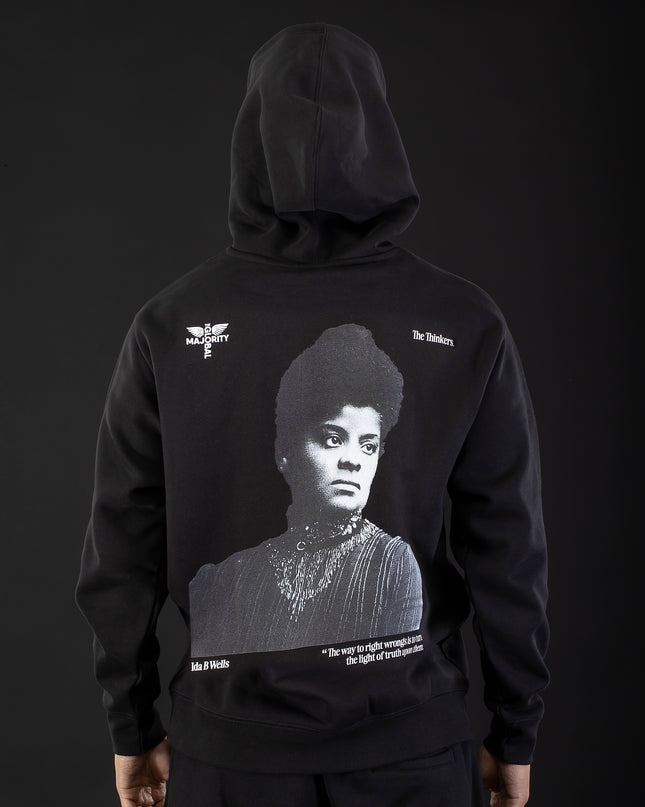 Ida B. Wells Premium Black Zip Hoodie
