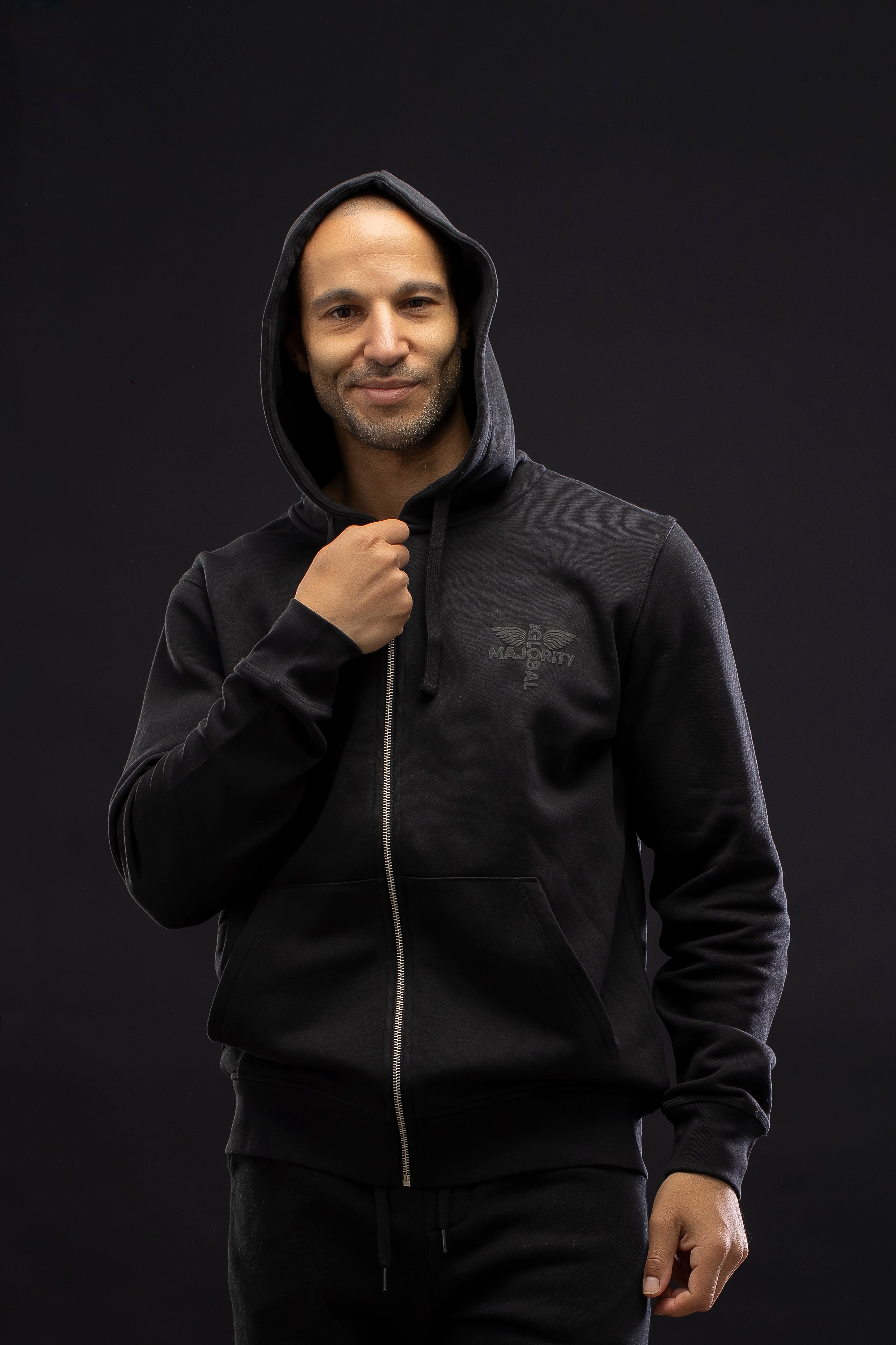 トップス Ida sply zip hoodie black Ida B. Wells Premium Black Zip Hoodie – The Global Majority