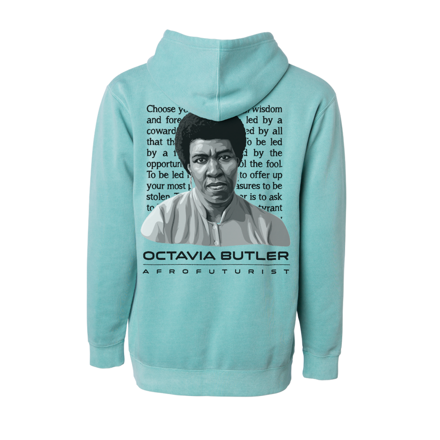 Octavia Butler Pigment Wash Mint Hoodie