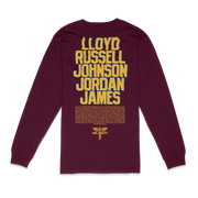 The Ballers Burgundy Long Sleeve Tee