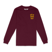 The Ballers Burgundy Long Sleeve Tee