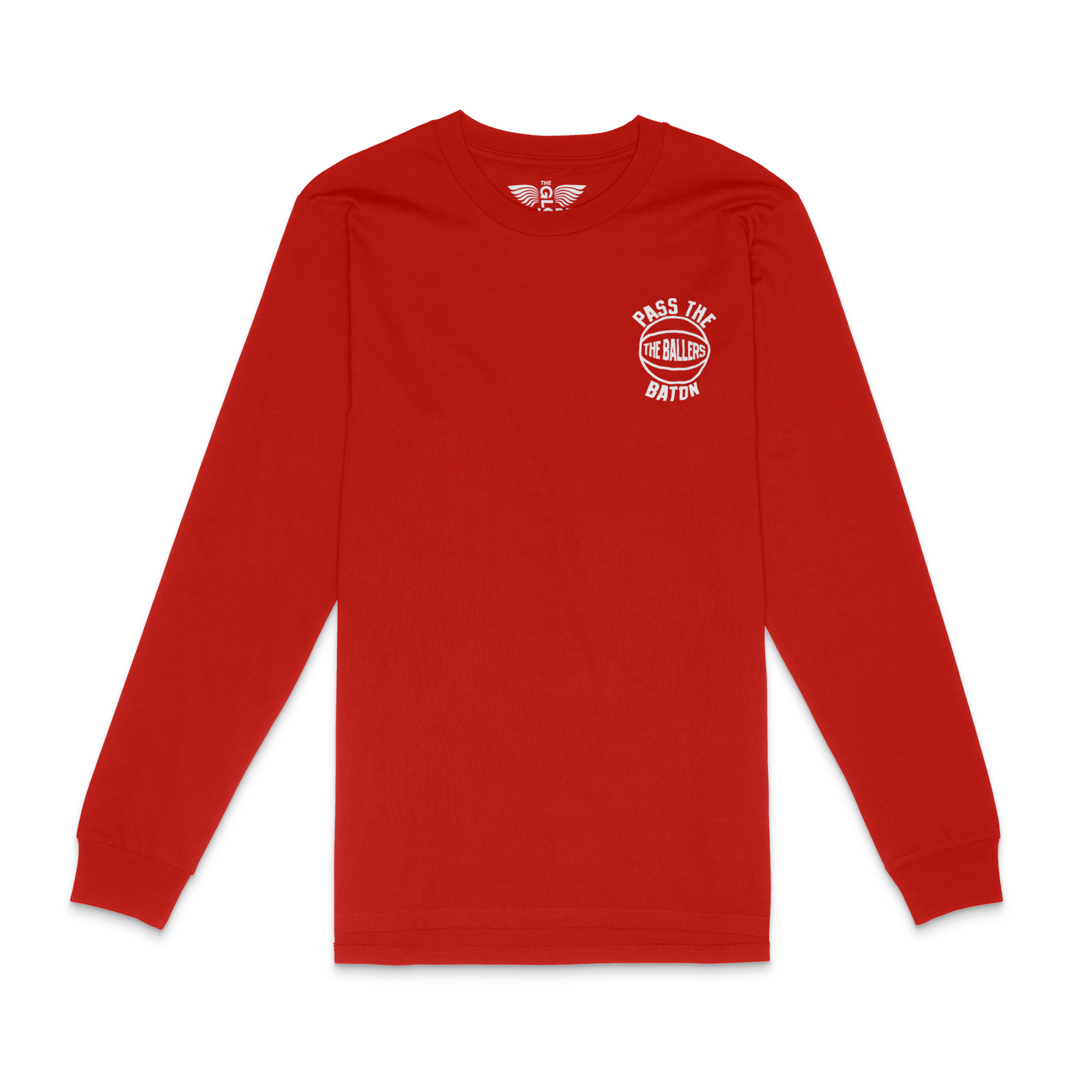 The Ballers Red Long Sleeve Tee