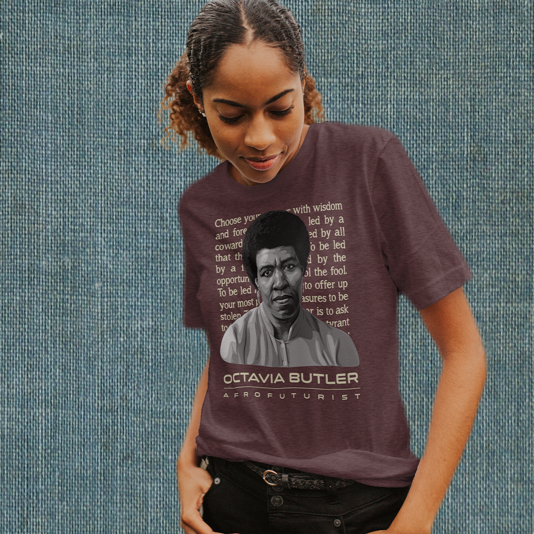 Octavia Butler Brown Tri-Blend Short Sleeve Tee